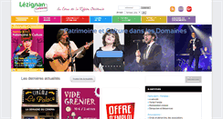 Desktop Screenshot of lezignan-corbieres.fr